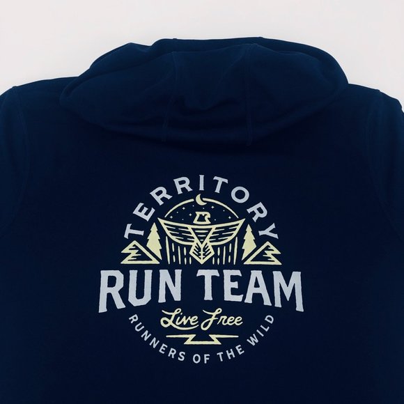 Territory Run Co Team Running Tech Hoodie M Medium - Picture 10 of 13